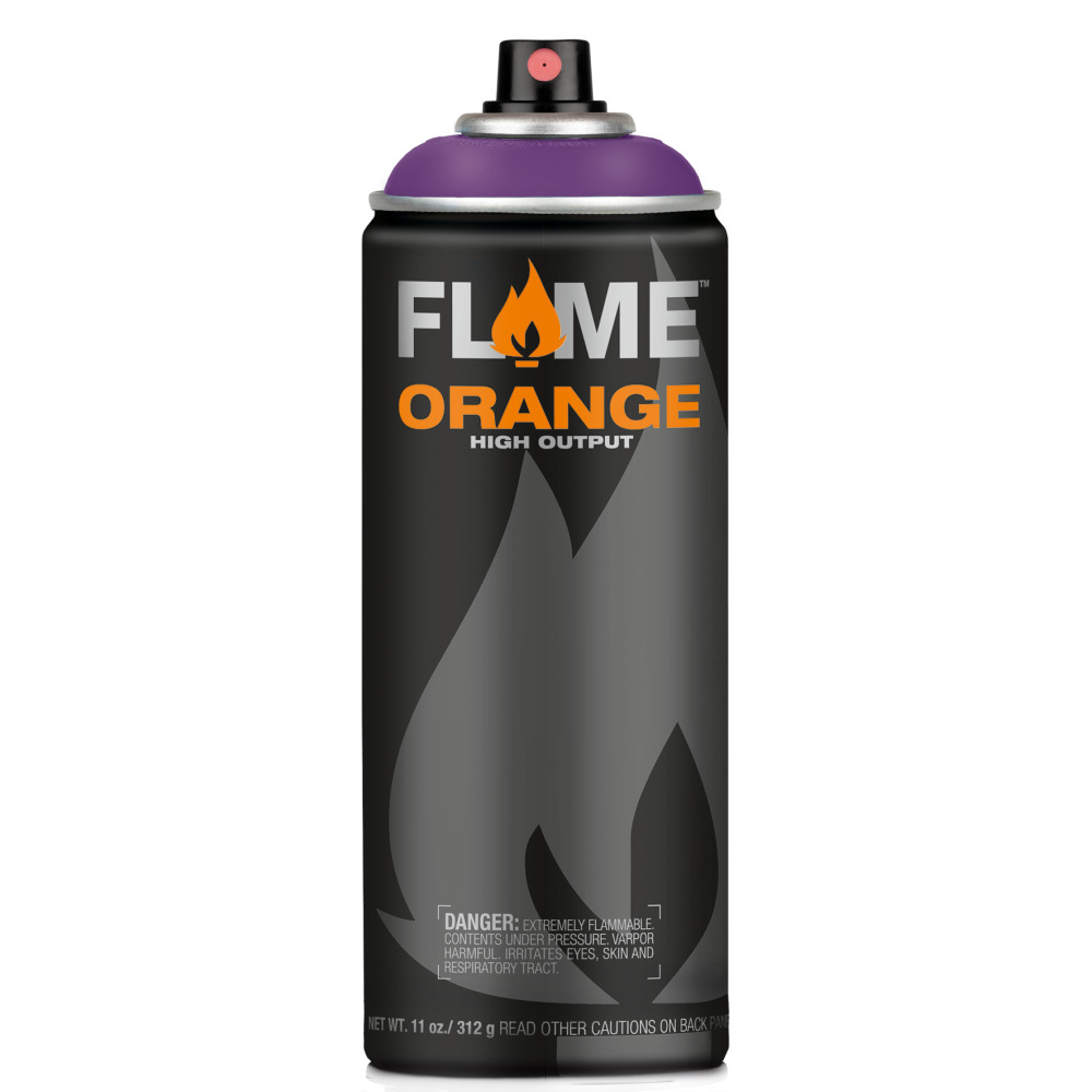 Flame Orange spray paint - Blackberry