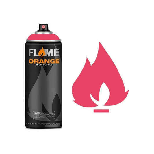 Flame Orange spray paint - Piglet Pink