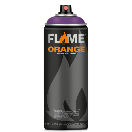 Flame Orange spray paint - Blackberry