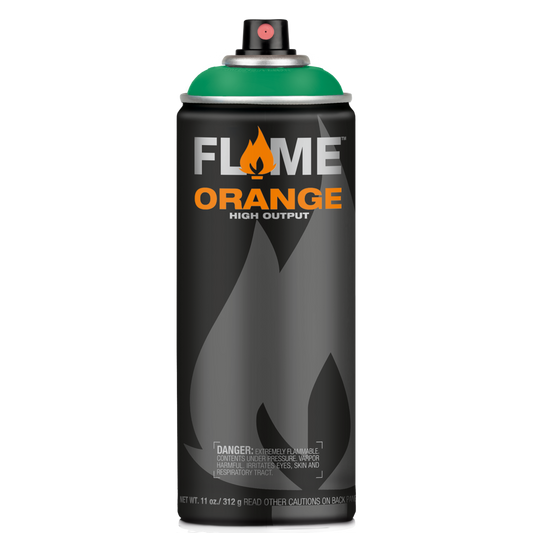 Flame Orange spray paint - Turquoise