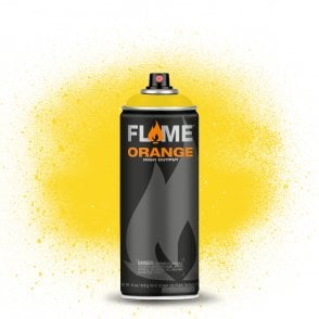 Flame Orange spray paint - Cadmium Yellow