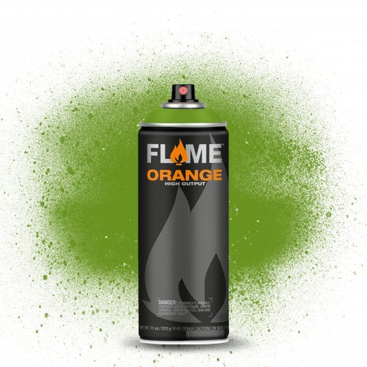 Flame Orange spray paint - Kiwi Dark